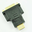 Black Dual Link DVI-I Female to HDMI Male Plug Converter Adapter