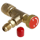 1Pc R410 90 Degree Refrigeration Adapter Connector Gauges Hose Refrigerant