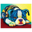 5D DIY Full Drill Diamond Painting Dog Cross Stitch Embroidery Kit Wall Art