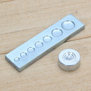 11 Set Craft Tool Die Punch Snap Rivet Setter Base Kit DIY Leather Craft