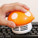 Ritzy Cute Mini Mushroom Corner Desk Table Dust Vacuum Cleaner Sweeper Y9N5