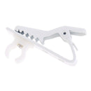 1Pc White 6mm Microphone Lapel Tie Clip Ring for Lapel Lavalier Mic Replacement