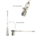 Adjustable / Folding Flag Pole With US Flag For  Dyna Street Glide