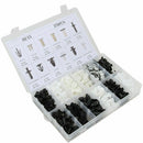 370Pcs Clip & Tools Bumper Trim Panel Body Fastener Push Rivet Kit for Mits