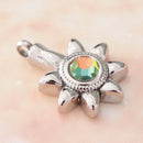 Crystal Jewelry Pendant Sunflower Souvenir Jewelry Souvenir