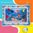 Sensory Water Mat Baby Toddler Squishy Play Crawl Tummy Liquid Inflatable Pretty