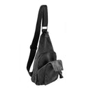 Flrsh Men's Canvas Unbalance Backpack Shoulder Sling Chest/Hiking Bicycle B