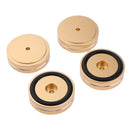 4Piece Aluminum Speaker Isolation Feet Pad for AMP Turntable HIFI Player