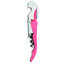 Soft Touch Double Hinged Corkscrew Wine Opener,Pink Y4F3