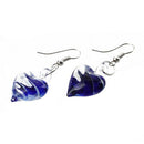 Set Murano Glass Heart Necklace + Earring V6O2