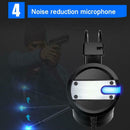 A10 Wired Gaming Headset Deep Bass Headphones w/Microphone LED Light for PC