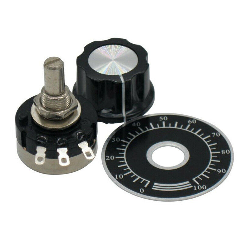 Rotary Carbon Potentiometer with Diameter with Knob, RV24YN 20S B103 10K Oh B6W9