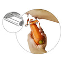 stainlessSteel carrot potato fruit peeler vegetable grater kitchen cooking to!E