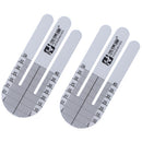 2Pcs Special Optical PD Ruler Pupil Height Meter Eye Ophthalmic Tool for Glassï¼W