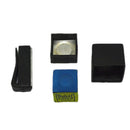 Pool Billiards Snooker Magnetic Cue Chalk Holder Case With Belt Clip  M&O