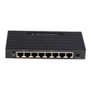 8Ports Smart 10/100Mbps SPoE Switch Power Supply Desktop Fast Switcher