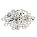 M2 Stainless Steel Flat Washers Spacers Fastener DIN125 200 PCS E5S8