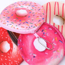 Cartoon Coin Purse Donuts Zipper Change Wallet Card Holder Student Women Gift