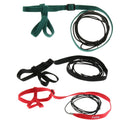 3 Pieces Adjustable Cotton Reptile Lizard Turtle Harness Leash - Light Soft