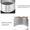 2Pcs/Set Adjustable Round Square Cake Fondant Mould Stainless Steel Cake Mo R7X4
