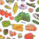 5 Sheets Various Vegetables Bubble Stickers Cartoon Scrapbooking Stickers/' BX