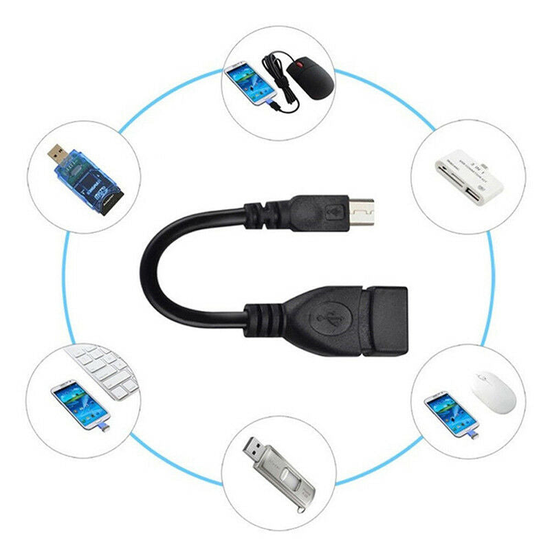 Micro USB to USB OTG Cable Adapter For Smart Android Mobile Phone Tablet PC  Z