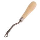 Wood Bent Latch Hook Crochet Needles For DreadLock Hair Extension DIY Craft