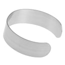 Unfinished Blank Bangle Setting Cuff Bracelet for Jewelry Making Craft 2cm