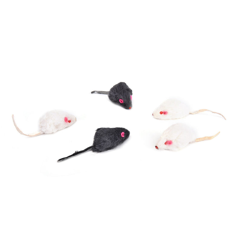 2X Soft Fleece False Mouse Cat Toys Funny Playing Toys For Cats Kitten 3C