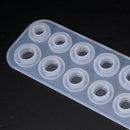 DIY Translucent Rings Shape Silicone Mold Jewelry Casting Mold 7 Different Sizes
