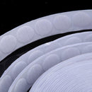 500pcs Round Coins Dots Self Adhesive  Sticky Fasteners White