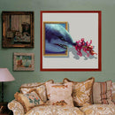 5D DIY Full Drill Diamond Painting Dolphin Cross Stitch Embroidery Mosaic