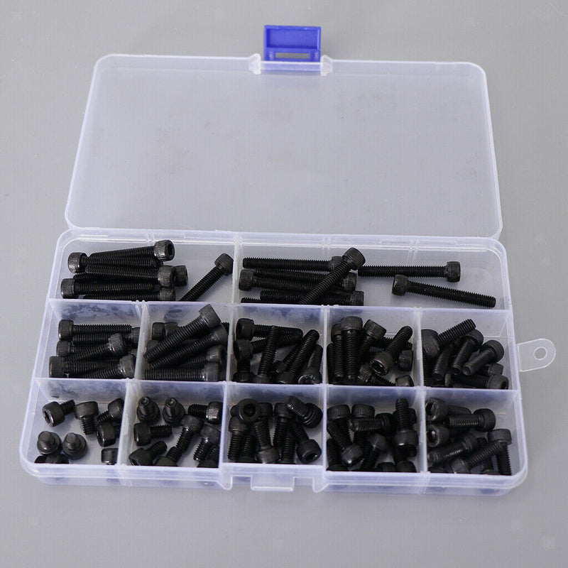 Black-force 12.9 Screw Alloy Level Hexagon Steel Plug Head Cap Screws M5 Series