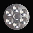 Aluminum Palette 6-Well Round 5.31 Inches V1E2