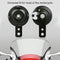 Motorcycle Scooter Bike Bicycle DC12V/1.5A 110dB Trumpet Electric Horn Black