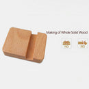Wooden universal bracket double slot phone holder practical decoration