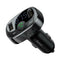Dual USB Car Phone Charger 2 Port Universal Bluetooth Handsfree Digital Display