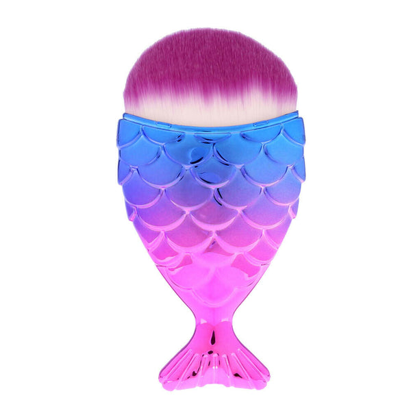 1pc Fish Shaped Large Makeup Powder Blush Contour Blending Brush(08)