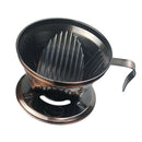 Pour Over Stainless Steel Coffee Dripper Coffee Filter Cone Holder Bronze