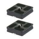 2pcs QAL-40 Camera Quick Release Plate Replacement For Tripod BallHead New