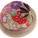 Wood base needle pin cushion pillow needles holder sewing craftstitchneedlewS Bj