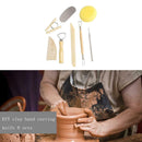 8Pcs Pottery Clay Ceramics Molding Carving Sculpting Molding Pottery To OIS