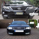 Top Fashion Car 8 LED DRL Fog Driving Daylight Daytime Running Light Head Lamp