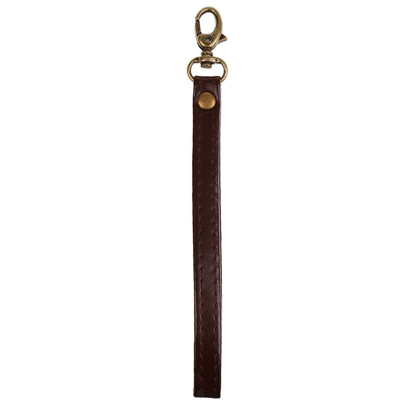 2PCS Leather Wrist Strap for Handbags, Purses, Camera, Clutch, Keychains, ID