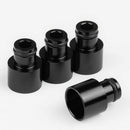 8x Black+Red Fuel Injector Adapter For Acura RDX Injectors B16 B18 D16Z D16Y