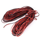 10m Cars Motorcycle Electric Wire Cable Red/Black Connector For Led Light â„–[