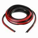 P-shape Car Truck Motor Door Rubber Seal Strip Weatherstrip Seals Hollow Y4T7