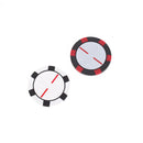 Premium Two-Sided Poker Chip Golf Ball Markers Putt Position Symbol