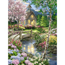 5D DIY Full Drill Bridge Diamond Painting Mosaic Picture Kits Home Decor