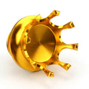 Aluminum Gas Cap Cover Fuel Door Golden for Yamaha Motorcycle